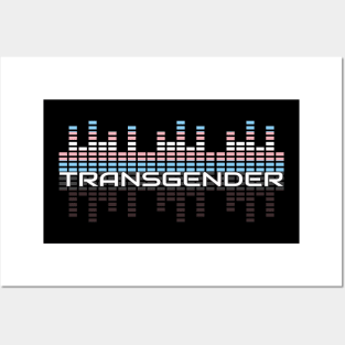 Music Equalizer Bars - Transgender Posters and Art